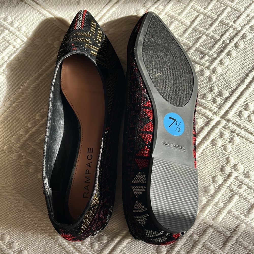 Embroidered Rampage flats - Picture 4 of 4